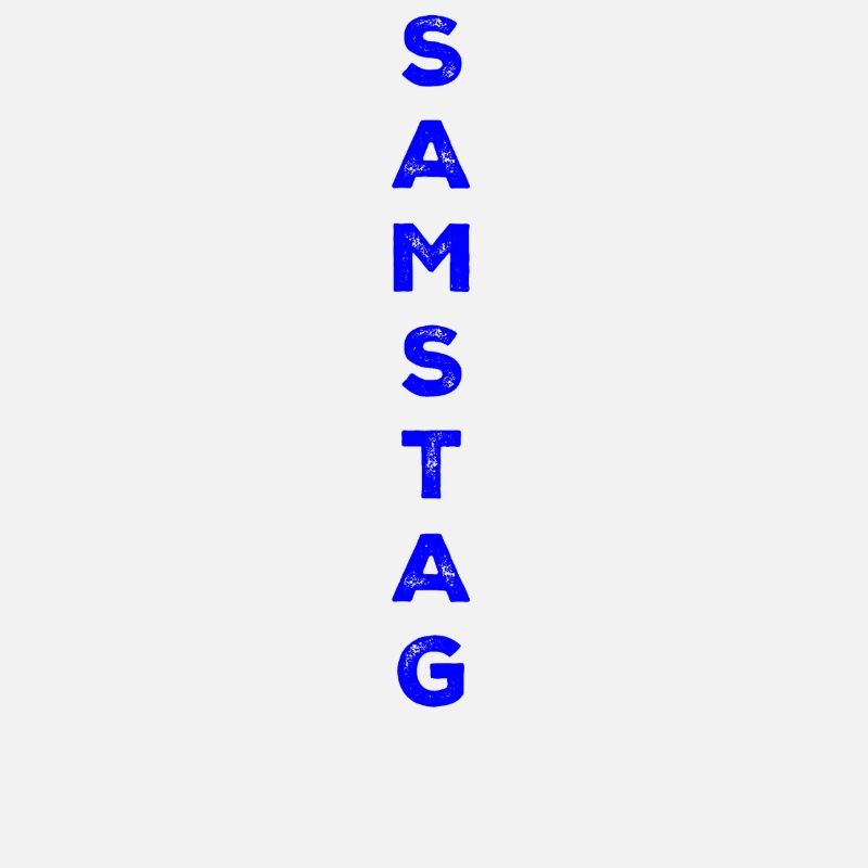 Samstag - blau