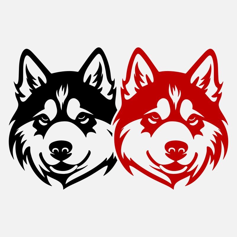 Akita Hund Kopf
