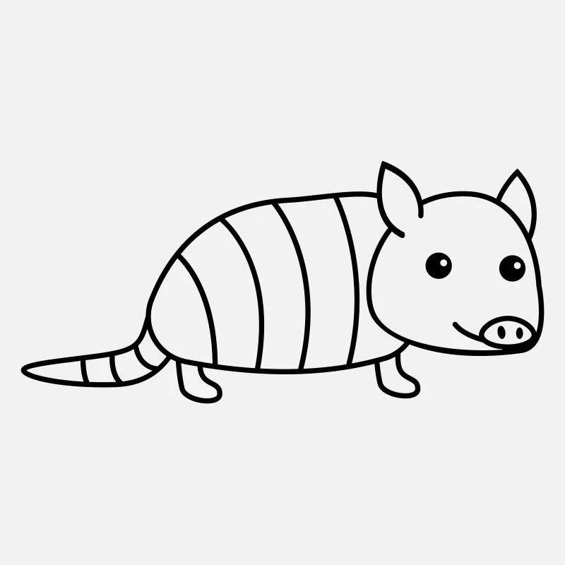 Armadillo Comic Animal