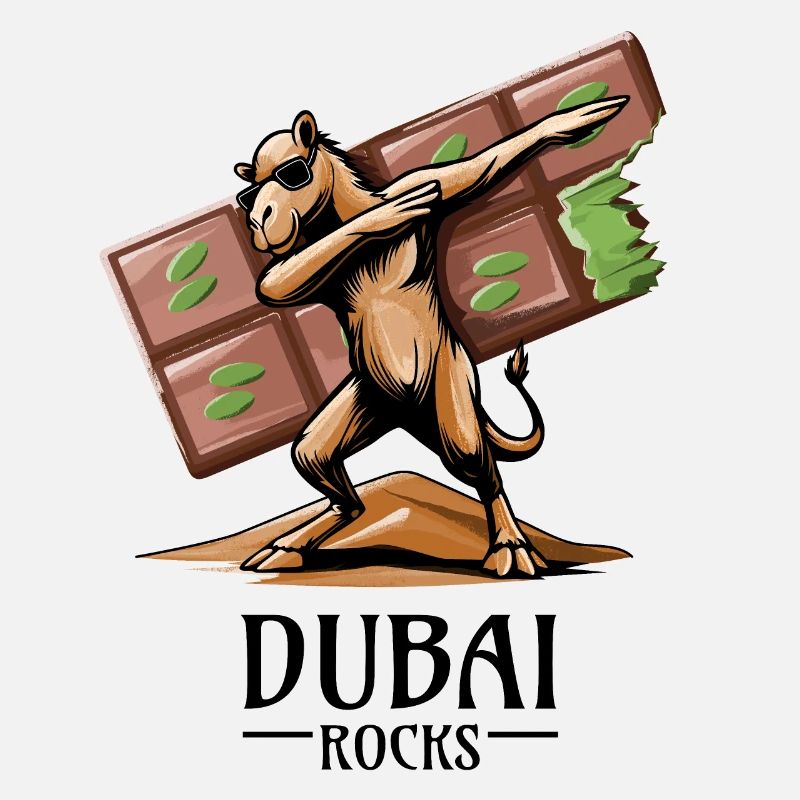 Dabbing dromedary and Dubai vibes