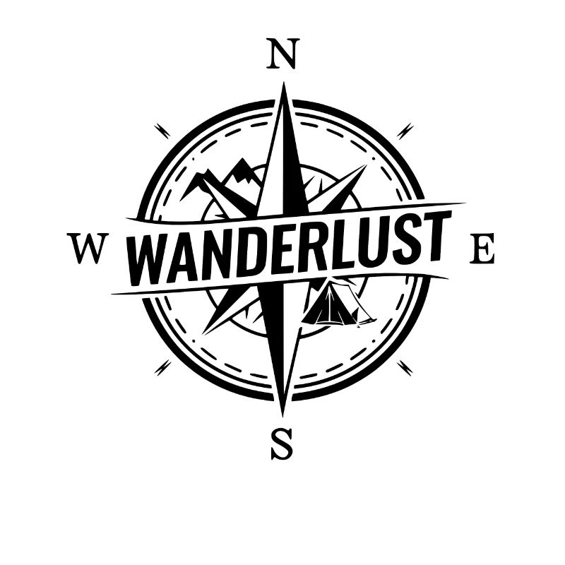 Wanderlust Kompass