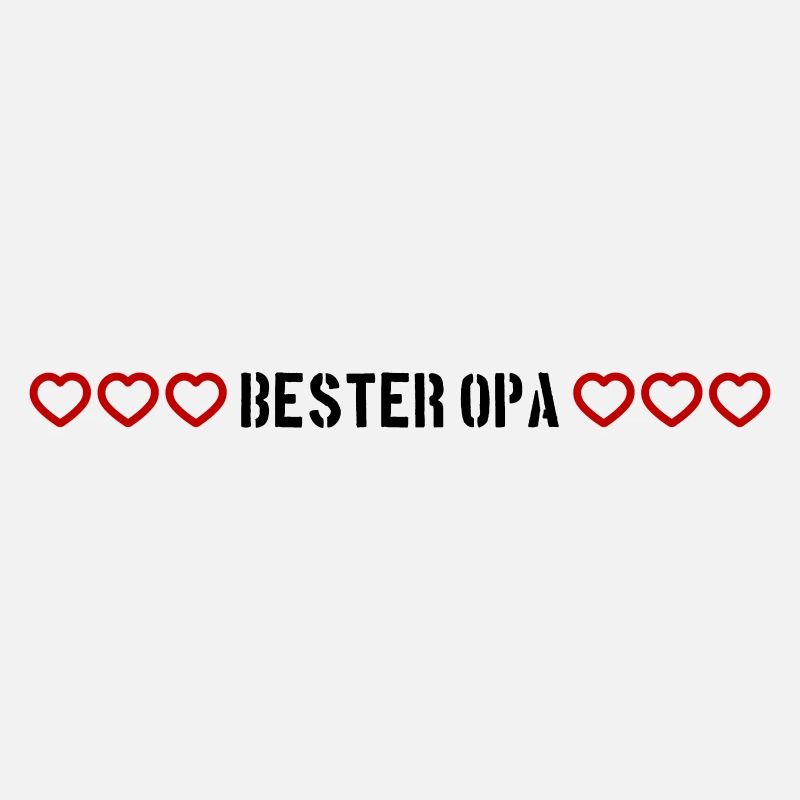 Bester Opa Herz Liebe