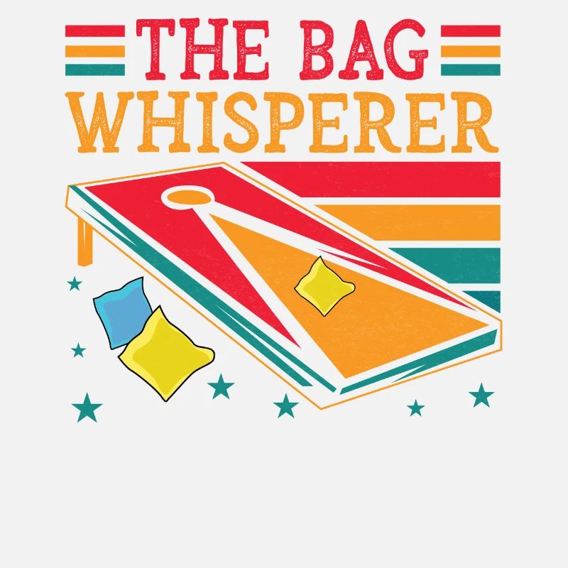 Der Bag Flüsterer - Retro Cornhole Oberteil