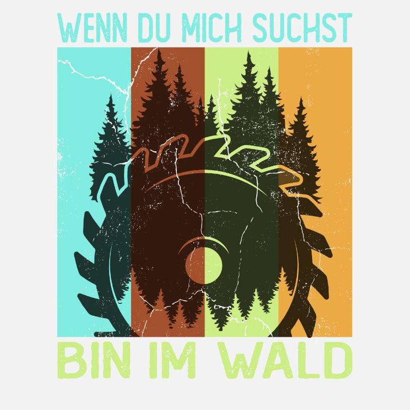 Holzhacker Bin im Wald