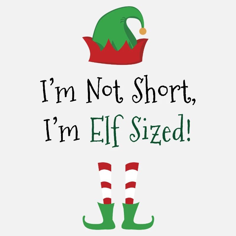 Elf Sized – Funny Christmas Saying Design