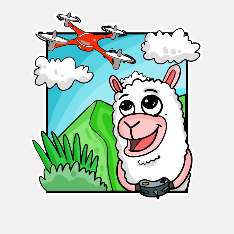 Drone Quadcopter Drone Pilot Drone Alpaca