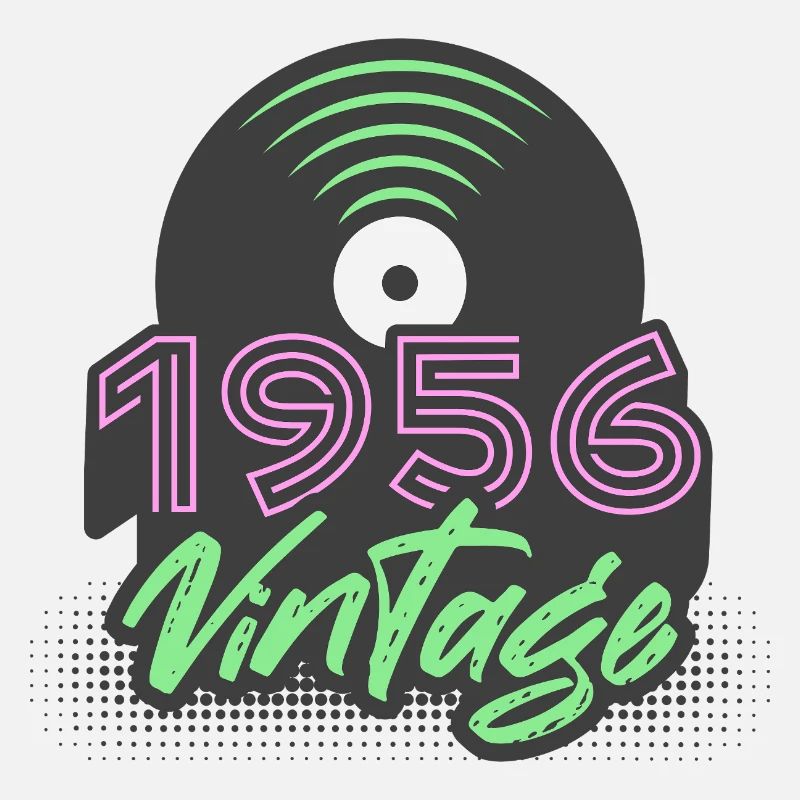 1956 Vintage Schallplatten Geburtstag Geschenkidee