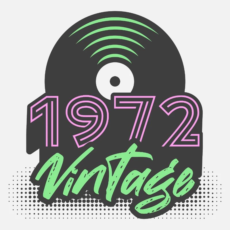 1972 Vintage Schallplatten Geburtstag Geschenkidee
