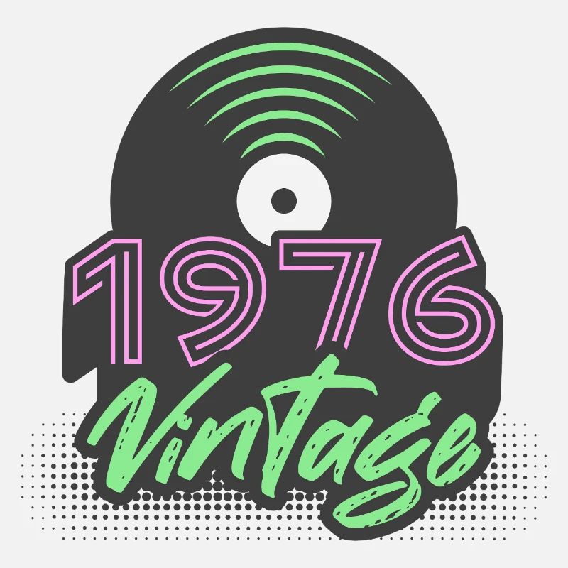 1976 Vintage Schallplatten Geburtstag Geschenkidee