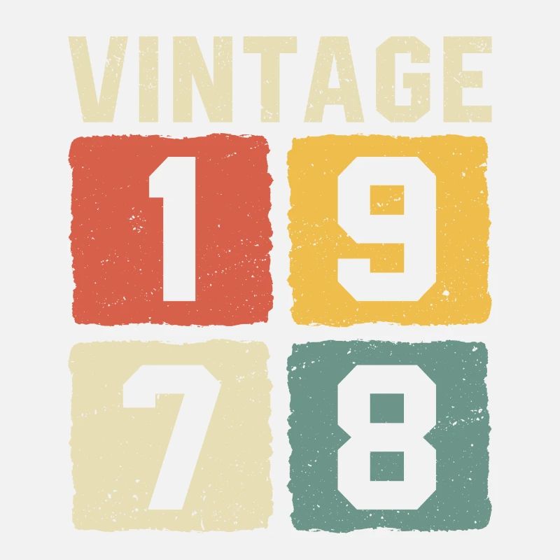Vintage 1978 Geboren 1978
