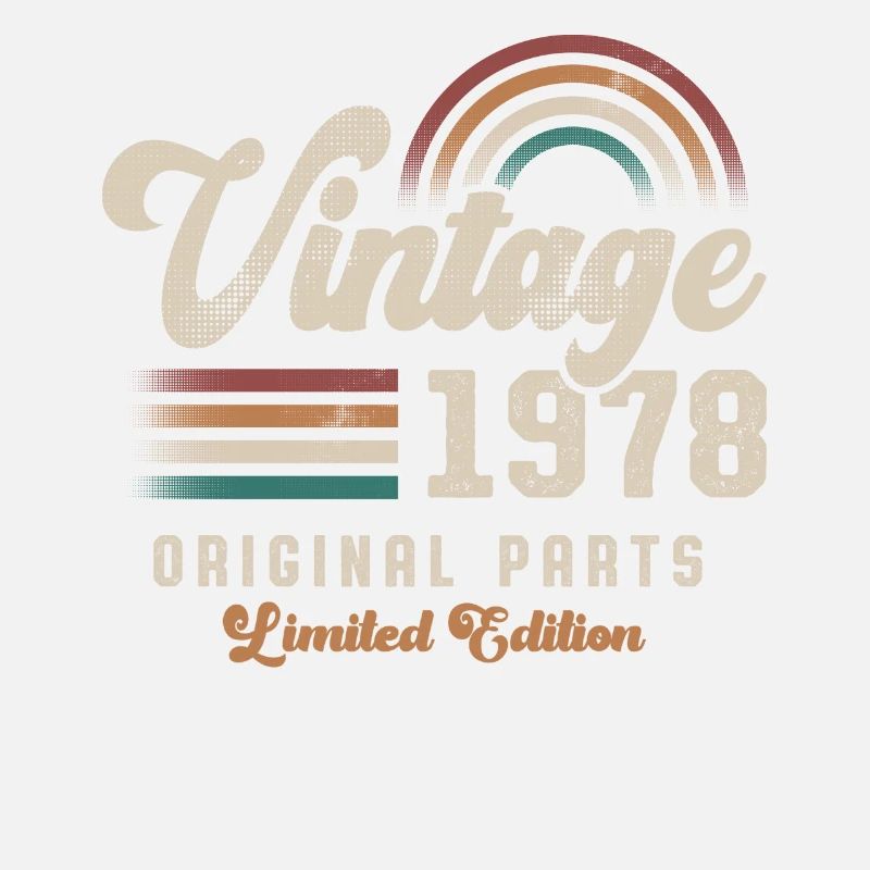Vintage 1978 Geburtstag Retro