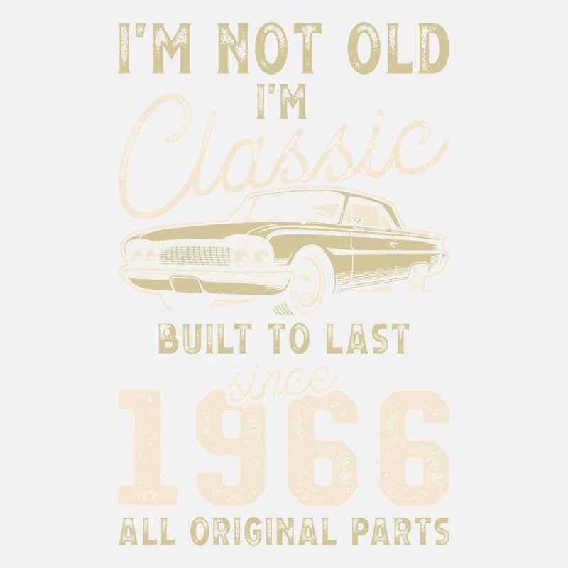 Born 1966 Birthday Classic Car