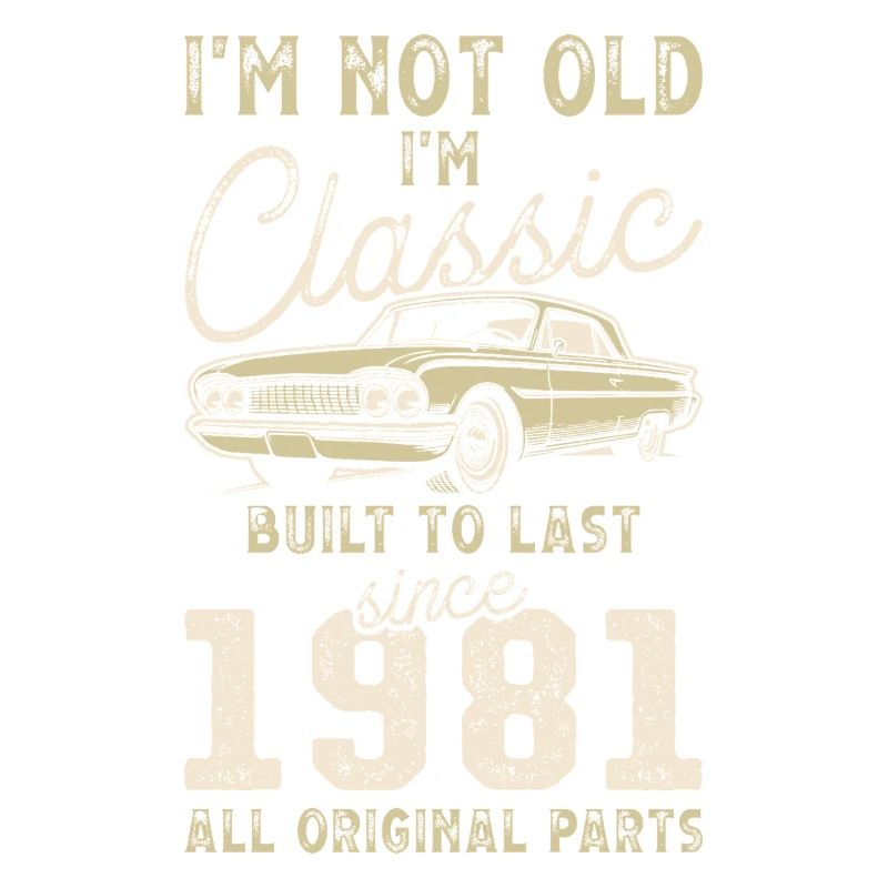 Geboren 1981 Geburtstag Oldtimer