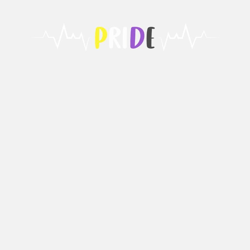 Nonbinary Pride Herzschlag Pride Non Binary Flagge