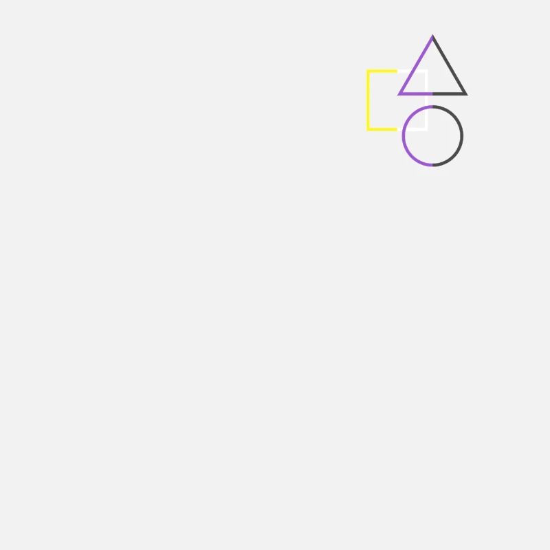 Nonbinary Pride Formen minimalistisch