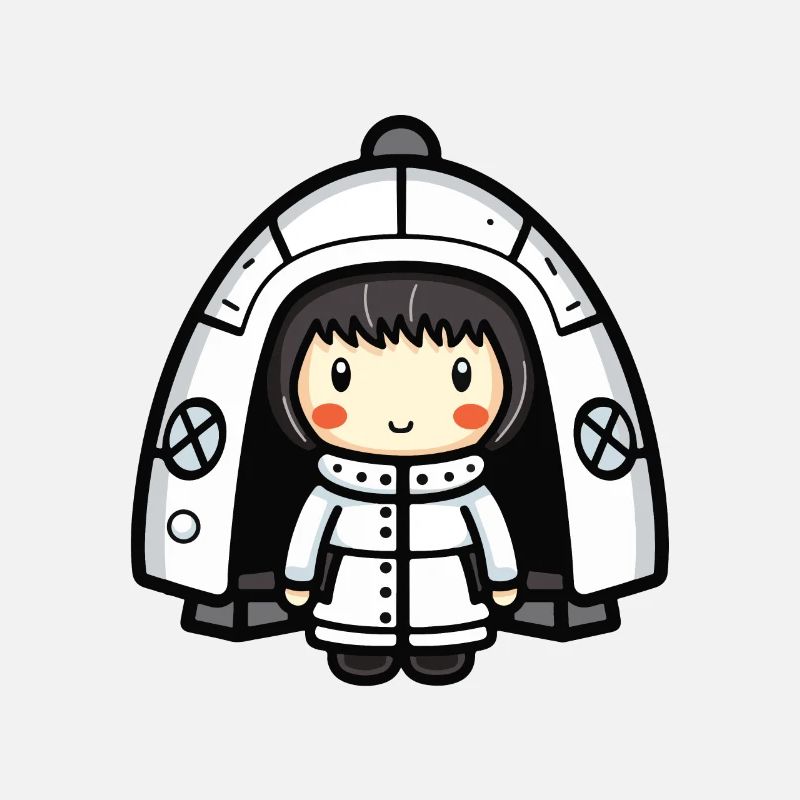 Igloo Eskimo Bande dessinée d’hiver
