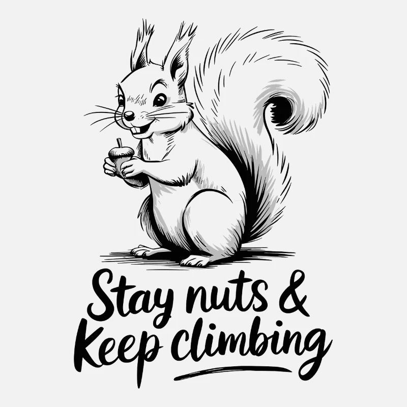 Stay Crazy and Climb on Squirrel
