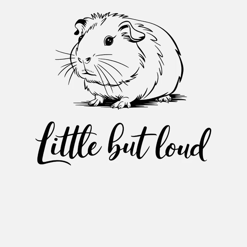 Cochon d’Inde petit mais bruyant