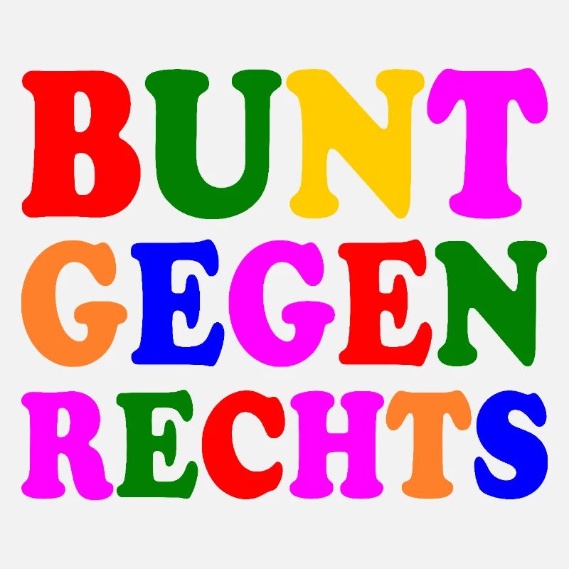 Bunt gegen rechts