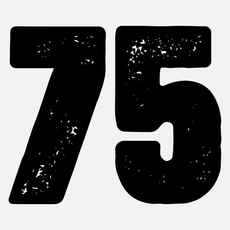 Maillot à 75 numéros
