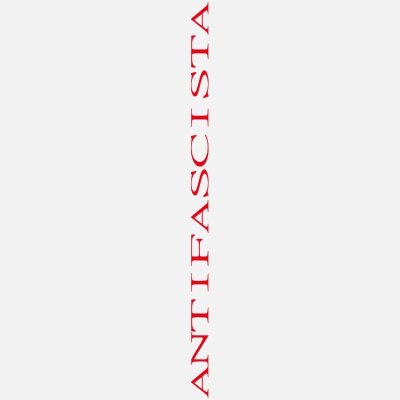 Lettrage antifasciste vertical (étiré)