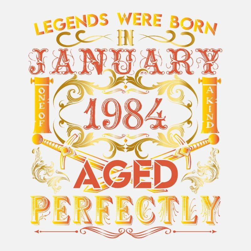 Januar 1984 - Geburtstag 1984 wurden Legenden geboren.