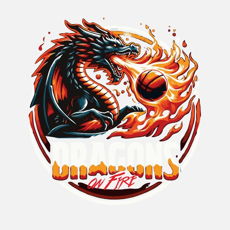 Basket-ball Dragons on Fire