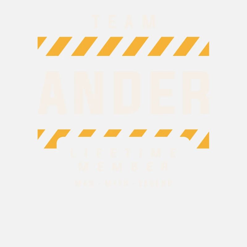Team Ander Lifetime Member Funny Name Ander