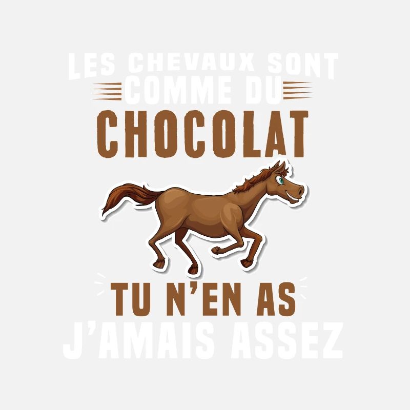 Les chevaux sont comme du chocolat