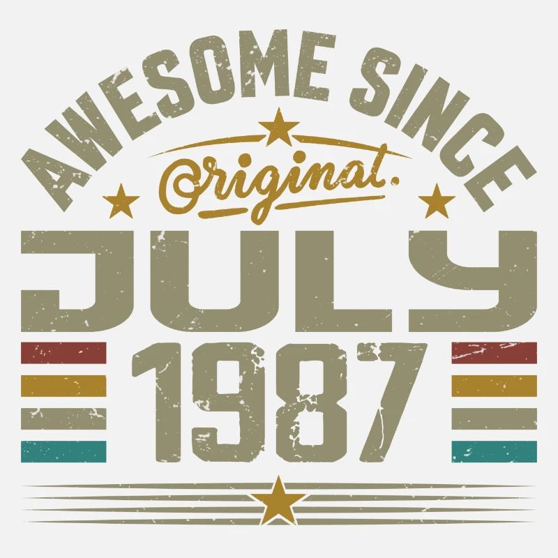 Baujahr Juli 1987 | Geschenk Juli 1987