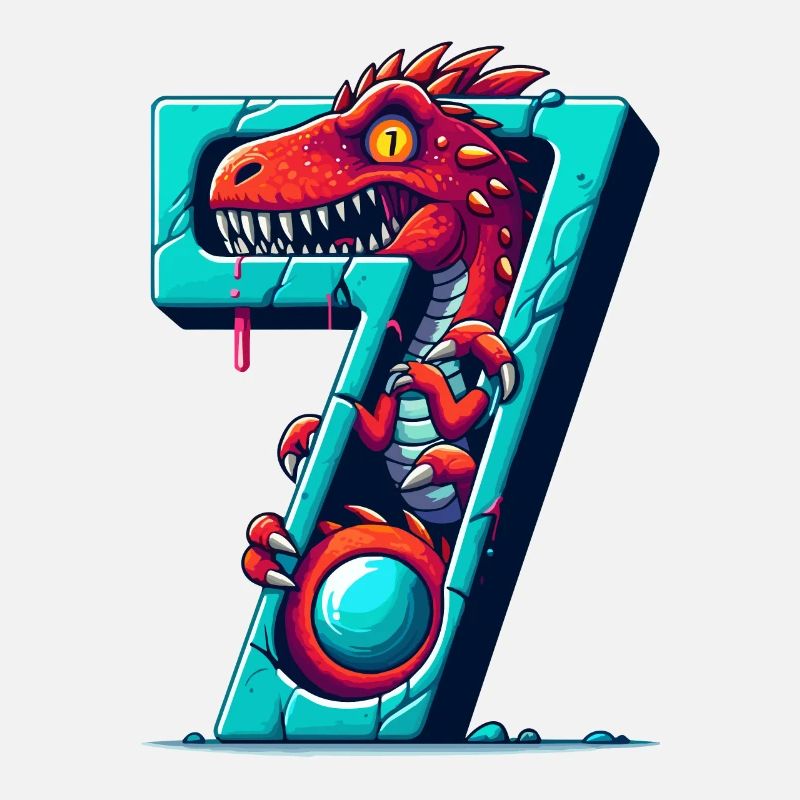 7th Birthday Dinosaur