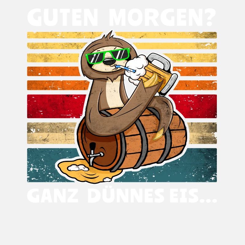 Ganz Dünnes Eis Faultier Bier