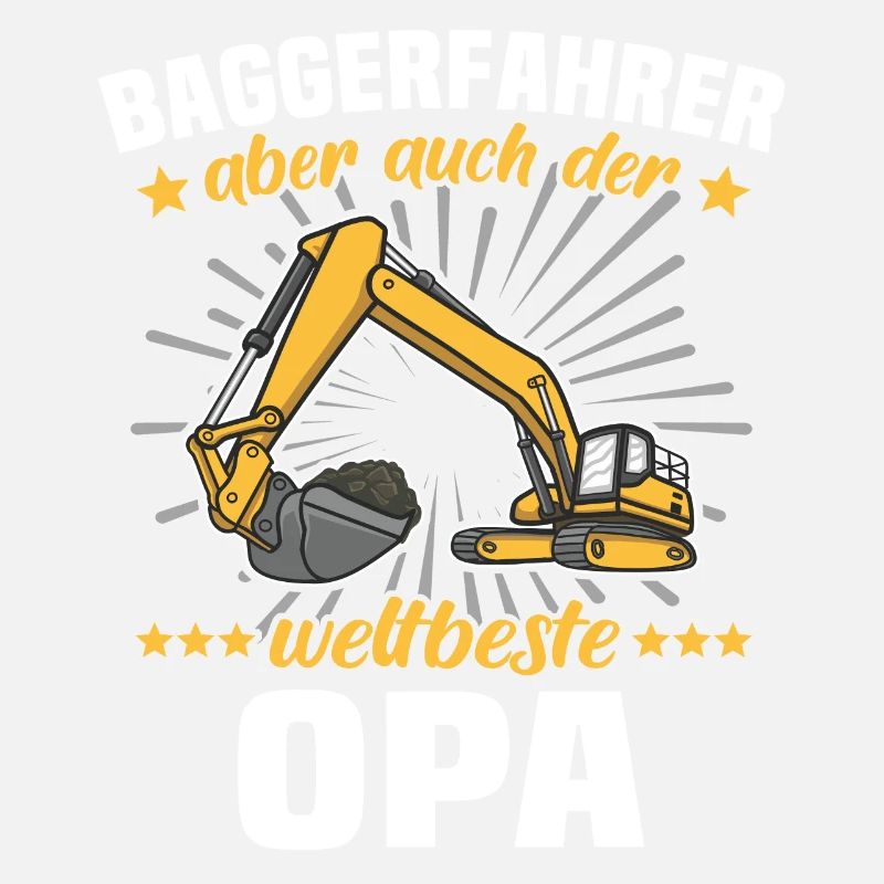 Opa Baggerfahrer