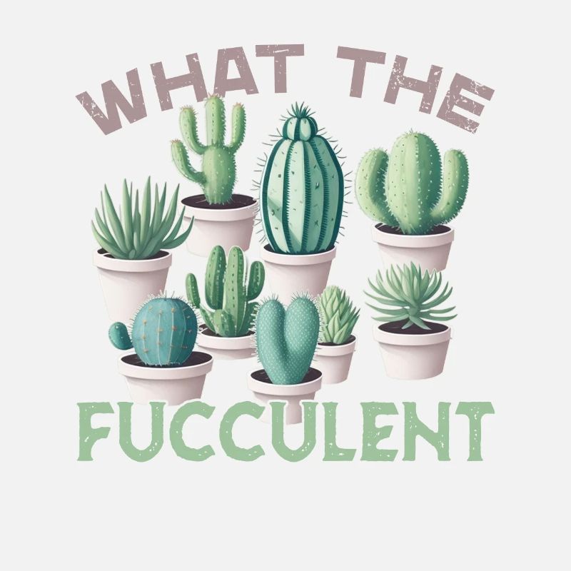 Succulentes drôles disant ce que le fucculent