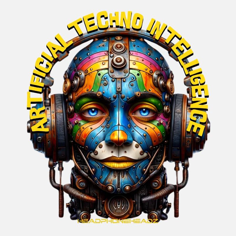 AI TECHNO INTELLIGENCE - Cool AI with Headphones!