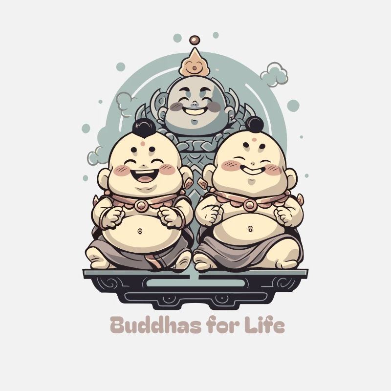 Enlightened Comrades Shirt - Buddhas for Life Tee