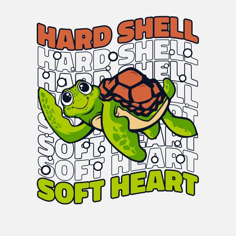 Hard Shell Soft Heart Giant Tortoise