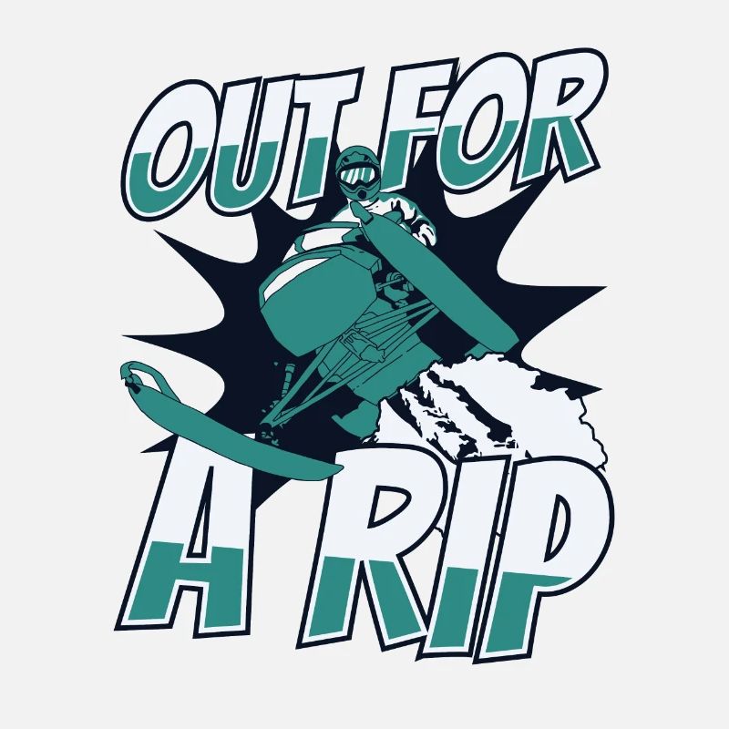 Out for A Rip Snowmobile Snowmobile Drivers