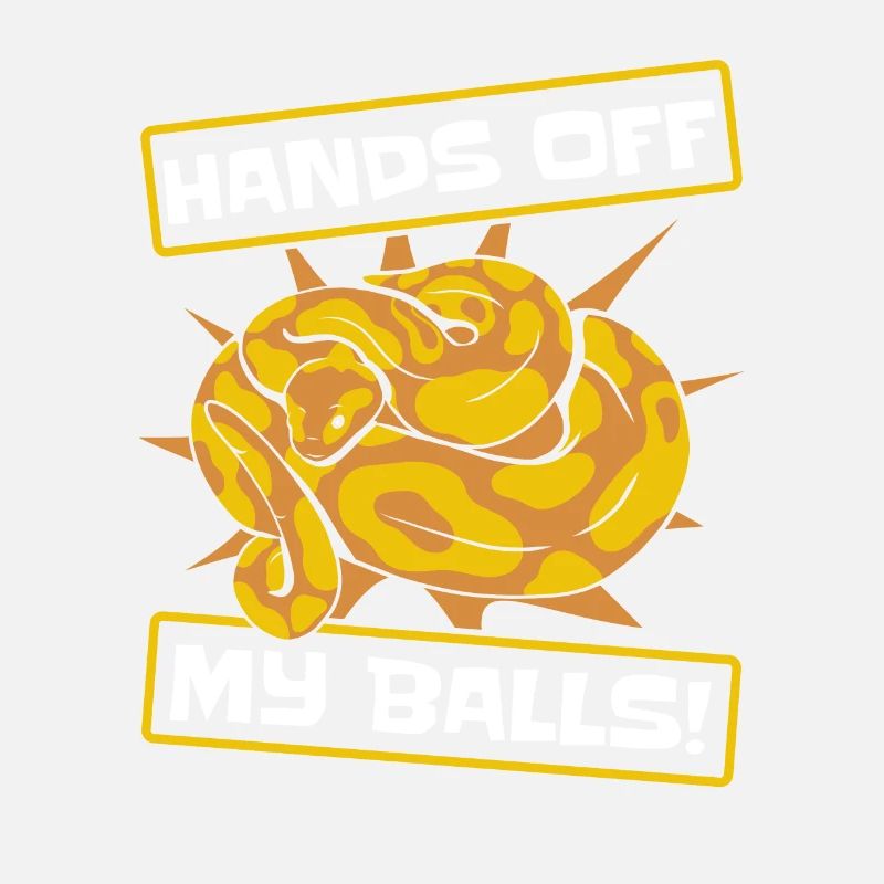 Ne touche pas à mes couilles Python Snake Banana Ball