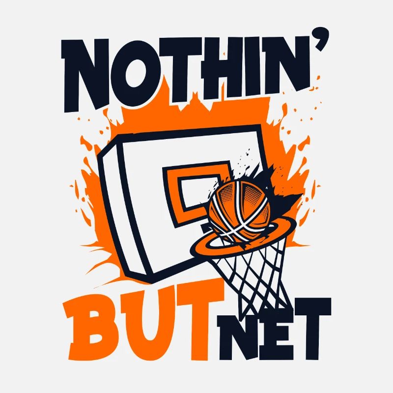 Rien que du panier de basket-ball net de basketteur