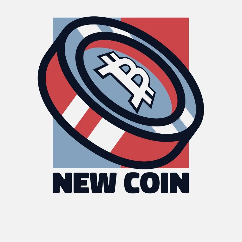 Nouvelle Pièce Crypto-Monnaie Blockchain Crypto Bitcoin