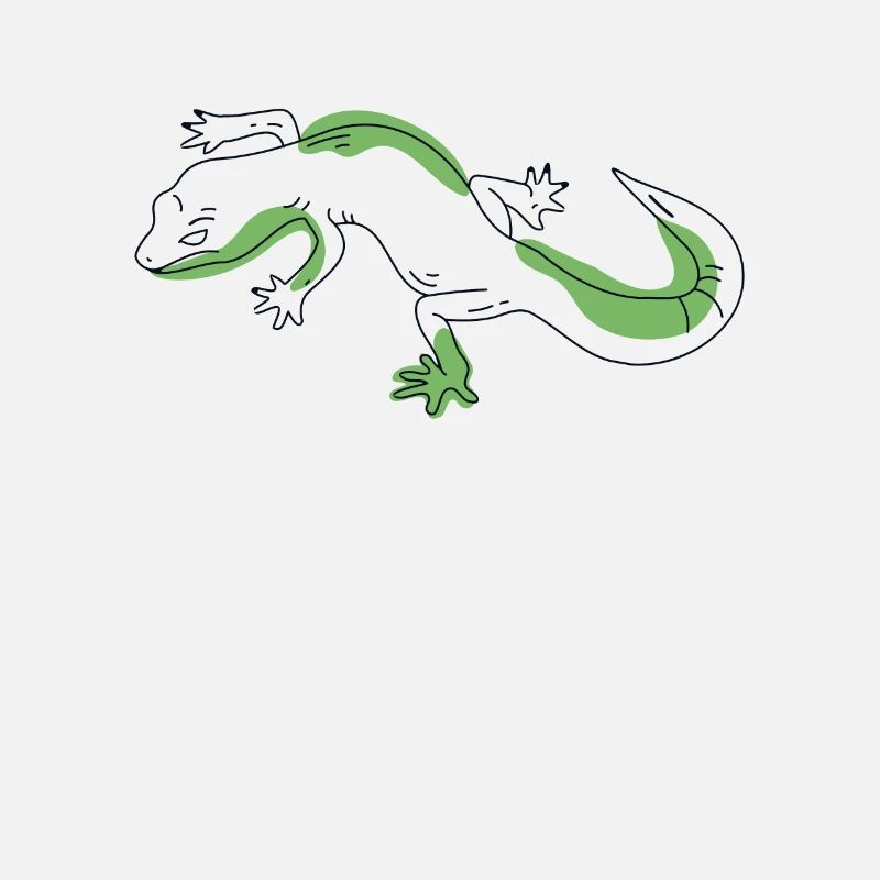 Lineart Gekkota Schopfeidechse Gecko Experte