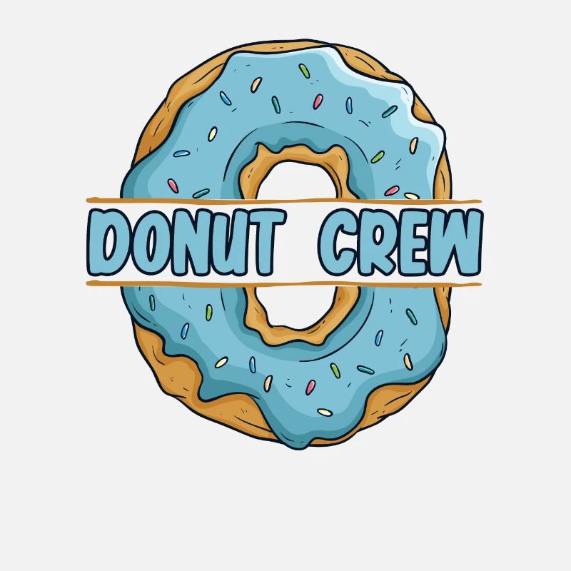 Donut Crew Doughnut Glazed Maker Lover Donut