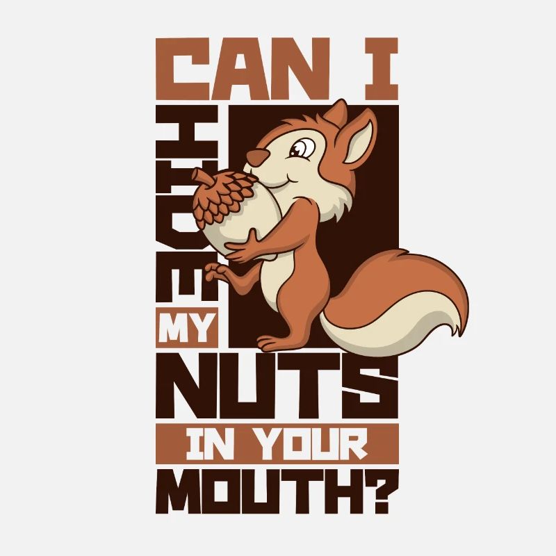 Cache mes noix dans ta bouche écureuil Eichhörnchen