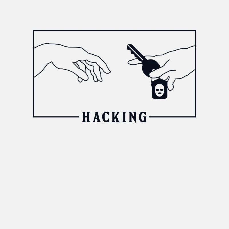Michelangelo Création d’Adam Hacking Sniffer