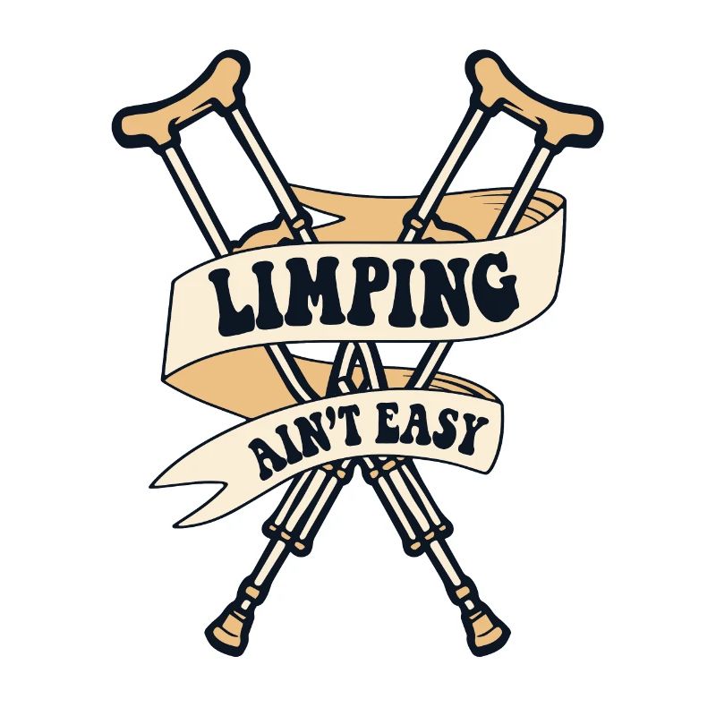 Limping Ain't Easy Broken Finger Broken Bone Bone