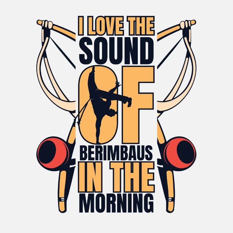 Ich liebe den Klang von Berimbaus Ginga Capoeirista