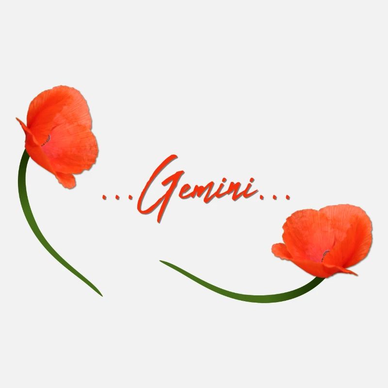 Zwillinge Mohn Klatschmohn Sternzeichen Zwillinge