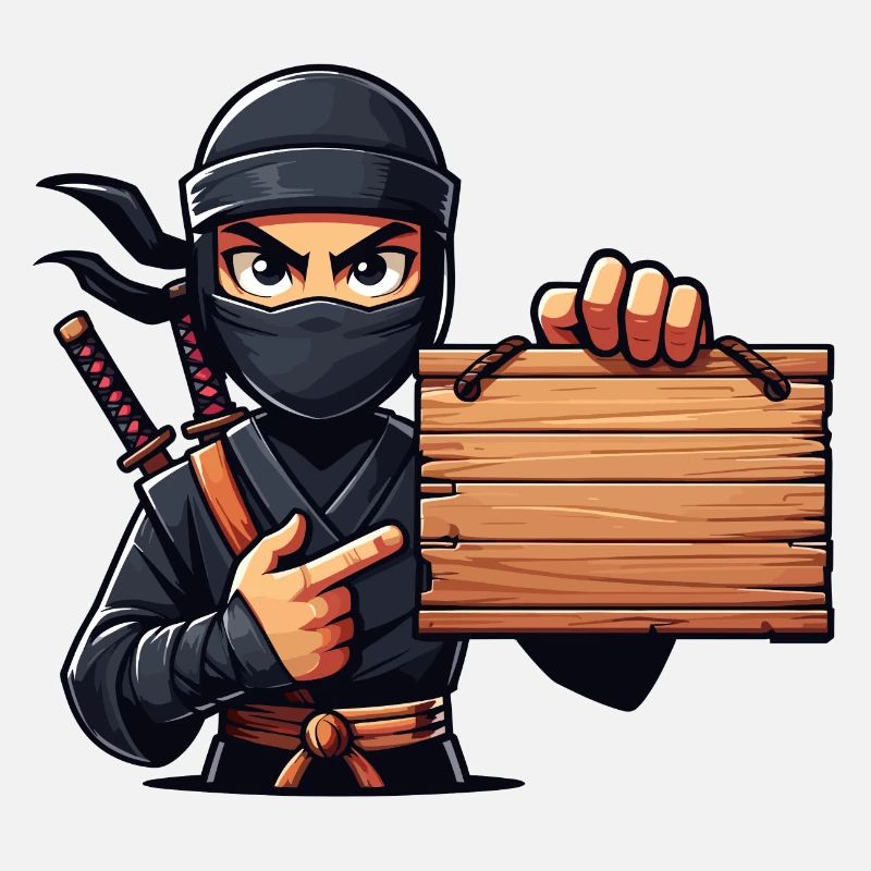 Ninja avec bouclier