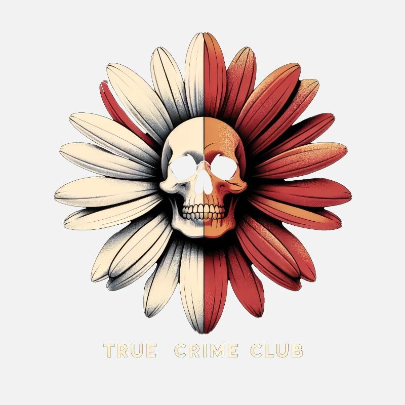 Fleur de crâne Noir